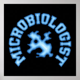 Póster Poster del microbiólogo