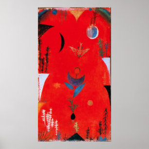Póster Poster del mito de la flor de Paul Klee