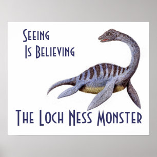 Póster Poster del monstruo de Loch Ness