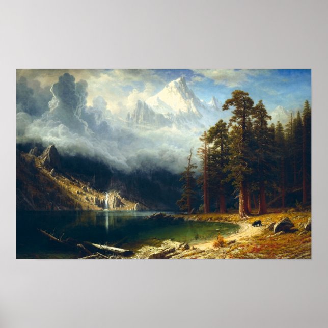 Póster Poster del Monte Corcoran de Bierstadt (Frente)