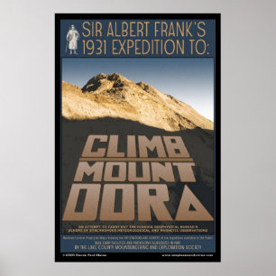Póster Poster del monte Dora