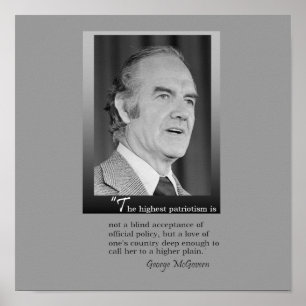 Póster Poster del monumento de George McGovern