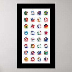 Póster Poster del Mundial de Fútbol 2010