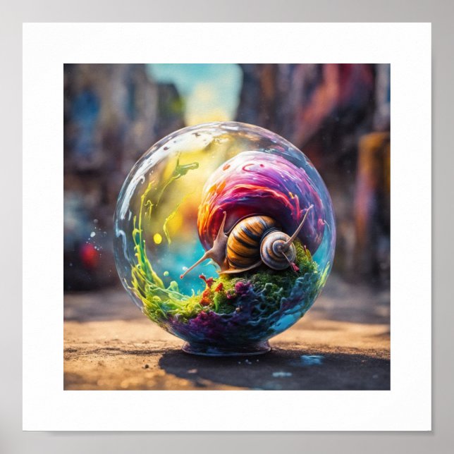 Póster Poster del mundo del caracol (Frente)