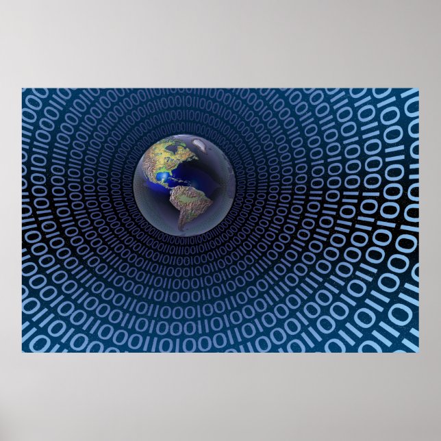 Póster Poster del mundo digital (Frente)