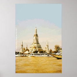 Póster Poster del Muro de Bangkok