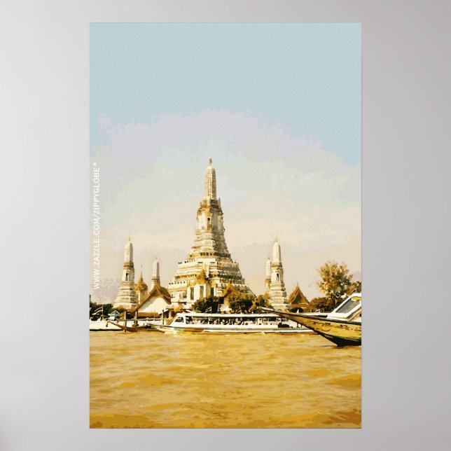 Póster Poster del Muro de Bangkok (Frente)