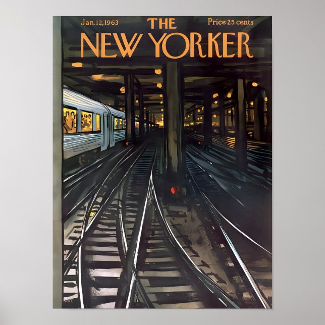 Póster Poster del New Yorker 12 de enero de 1963 (Frente)