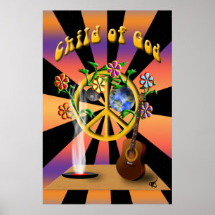 Póster Poster del niño de Dios