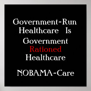 Póster poster del nobamacare