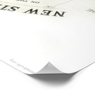 Póster Poster del 'NUEVO MAPA ESTÁNDAR DEL MUNDO' de Glea