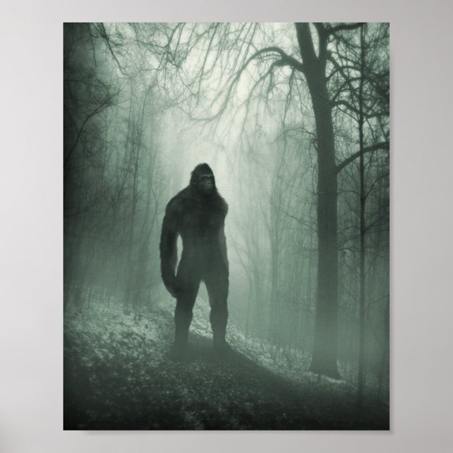 Póster Poster del Observador Silencioso Bigfoot / Sasquat (Frente)