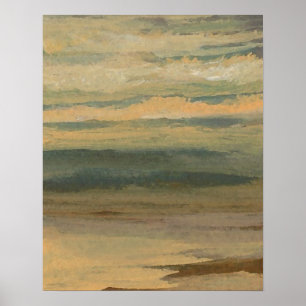 Póster Poster del océano de CricketDiane - Mar reflejado