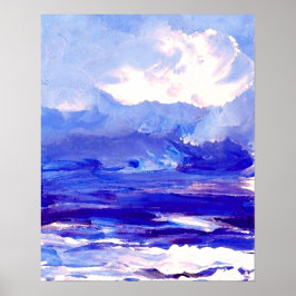 Póster Poster del océano Diane de Cricket - El paisaje ma