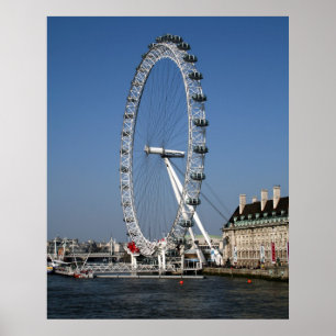 Póster Poster del ojo de Londres