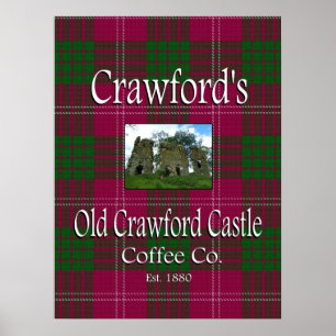 Póster Poster del Old Crawford Castle Coffee Co.
