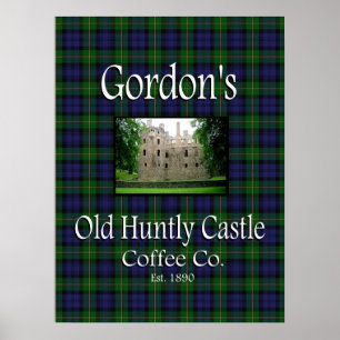 Póster Poster del Old Huntly Castle Coffee Co.