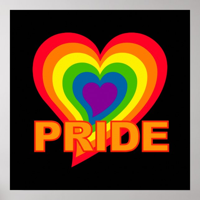 Póster Poster del Orgullo Arcoiris (Frente)
