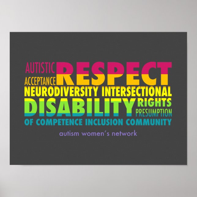 Póster POSTER del Orgullo Arcoiris AWN (Frente)