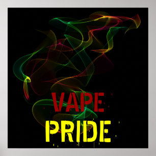 Póster Poster del orgullo de Vape