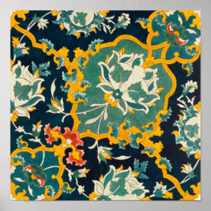 Póster Poster del Ornamento Antiguo Persa