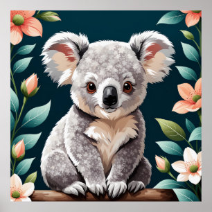 Póster Poster del oso de Koala