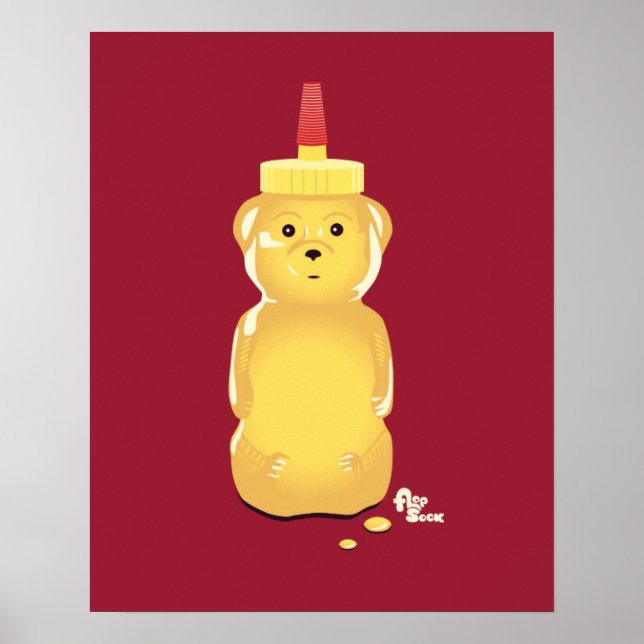 Póster Poster del oso de miel (Frente)