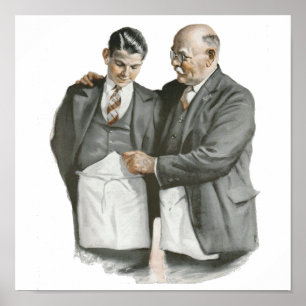 Póster Poster del padre y del hijo