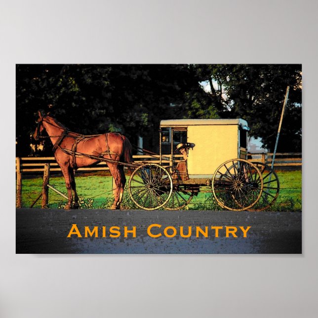 Póster Poster del país de Amish (Frente)