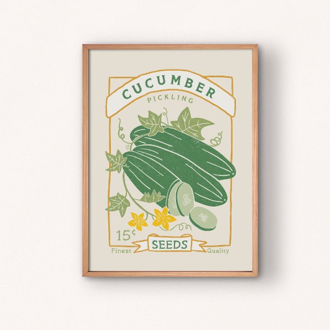 Póster Poster del paquete semilla de pepino (Pickling) (Subido por el creador)