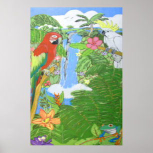 Póster Poster del Paraíso Tropical