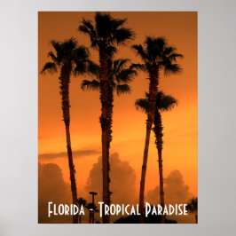 Póster Poster del Paraíso Tropical de Florida