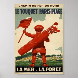 Póster Poster del París-Plage de Le Touquet