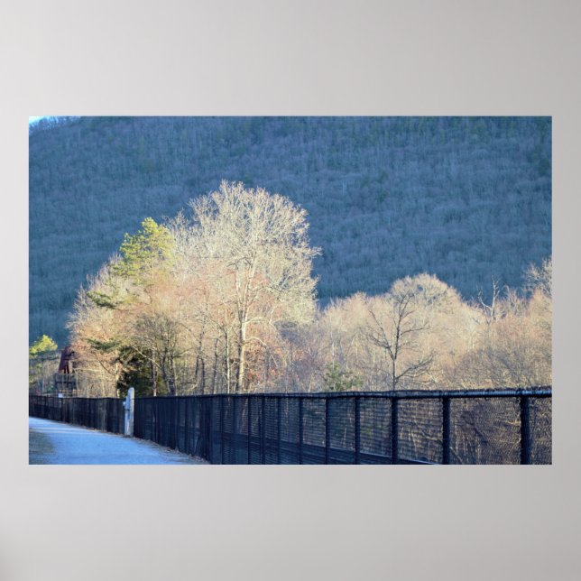 Póster Poster del Parque Estatal Trees Lehigh Gorge (Frente)