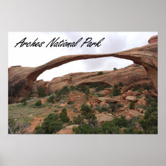 Póster Poster del Parque Nacional Arches