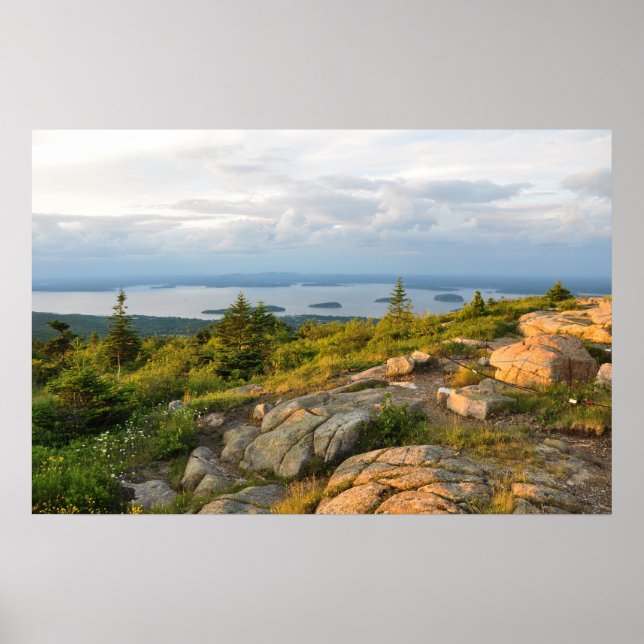 Póster Poster del Parque Nacional Cadillac Mountain Acadi (Frente)