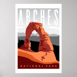 Póster Poster del Parque Nacional de los Arcos Originales