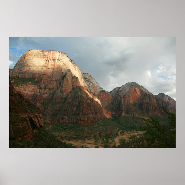 Póster poster del parque nacional de zion (Frente)