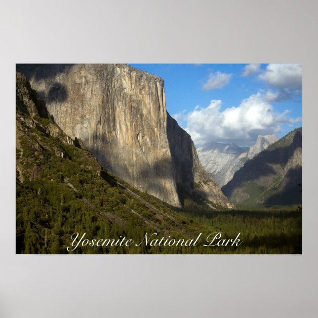 Póster Poster del Parque Nacional Yosemite (Frente)