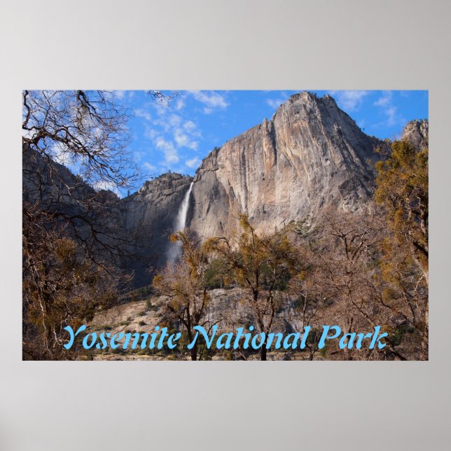 Póster Poster del Parque Nacional Yosemite (Frente)