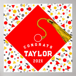 Póster Poster del partido de graduación