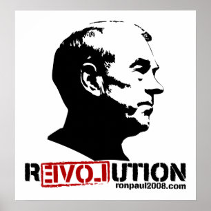 Póster Poster del personalizable de Ron Paul