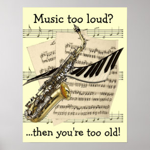 Póster Poster del personalizable del diseño de la música