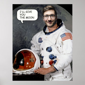 Póster poster del personalizado de cara en orificio frent