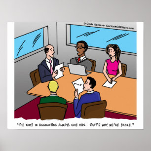 Póster Poster del Personalizado de contabilidad