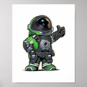 Póster Poster del Personalizado de Ingenieros Espaciales