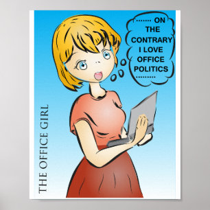 Póster Poster del Personalizado de Office Politics