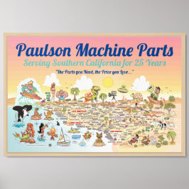 Póster Poster del Personalizado de SoCal