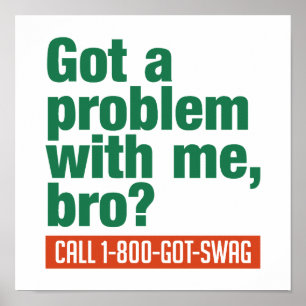 Póster Poster del personalizado del SWAG