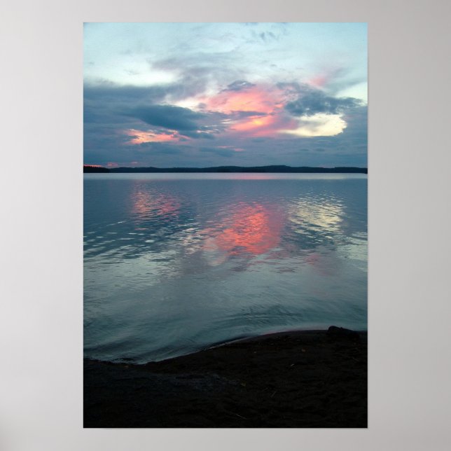 Póster Poster del personalizado Pastel Sunset (Frente)